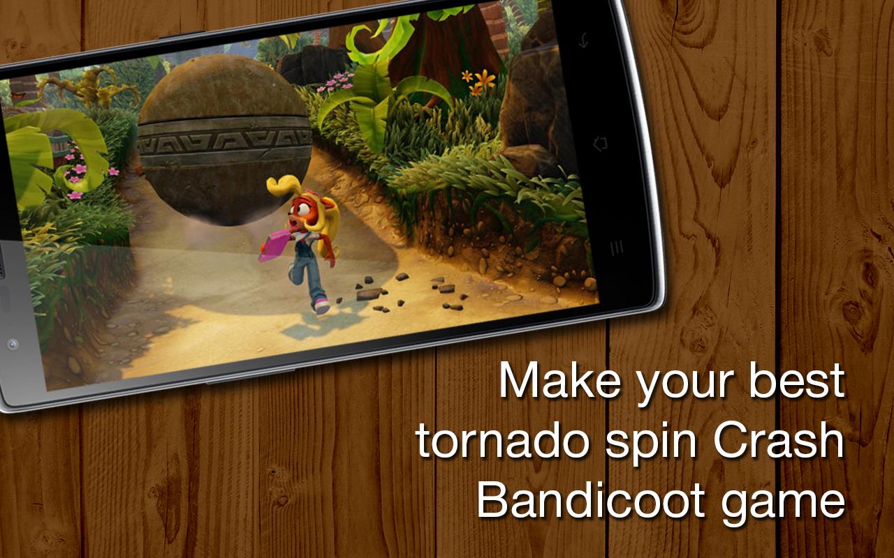 Bandicoot Crash Tornado Spin Game截图5