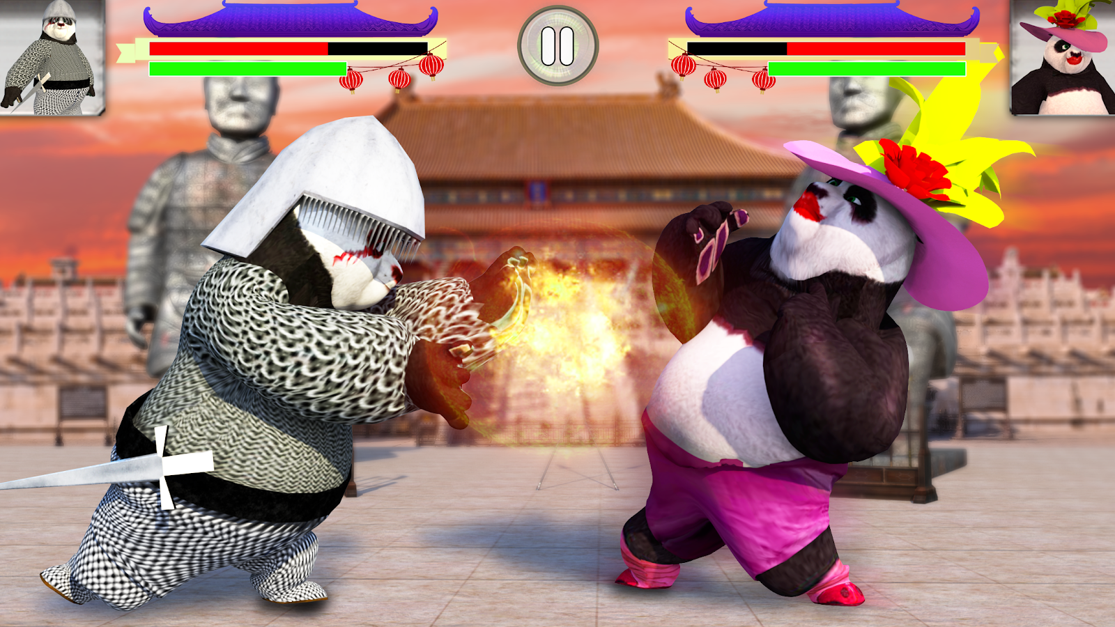 Panda Fighting: Angry Wild kung fu Beasts截图2