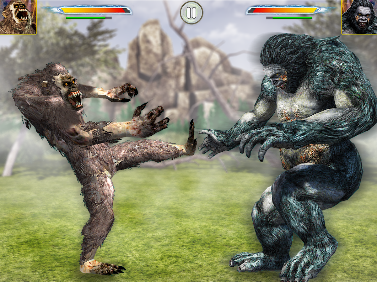 Wild Gorilla Fighting 2018: Jungle Animal Apes War截图2