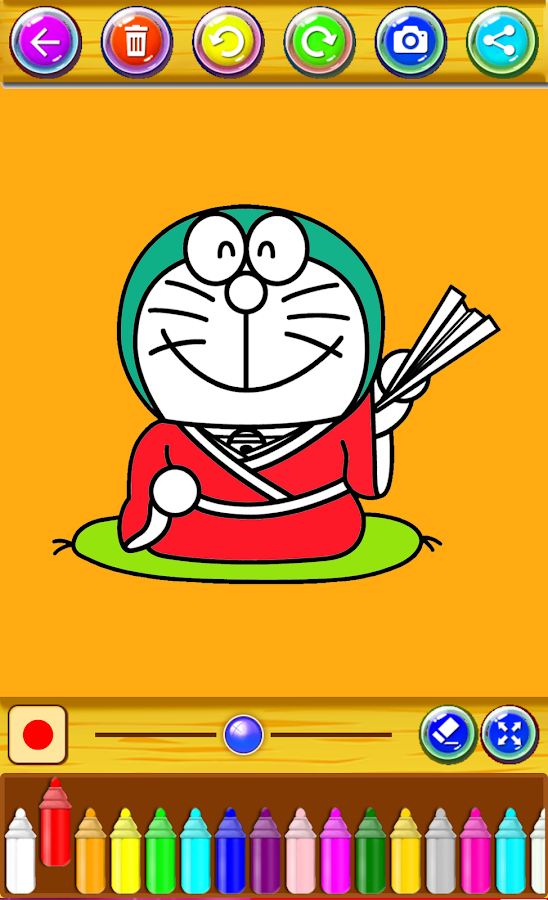 Coloring Nobita-Doraemon For Kids 2018截图1