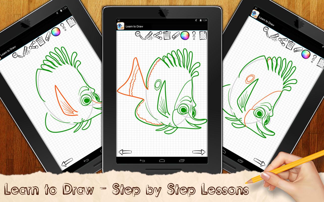 How to draw Dory and Nemo Reef截图4