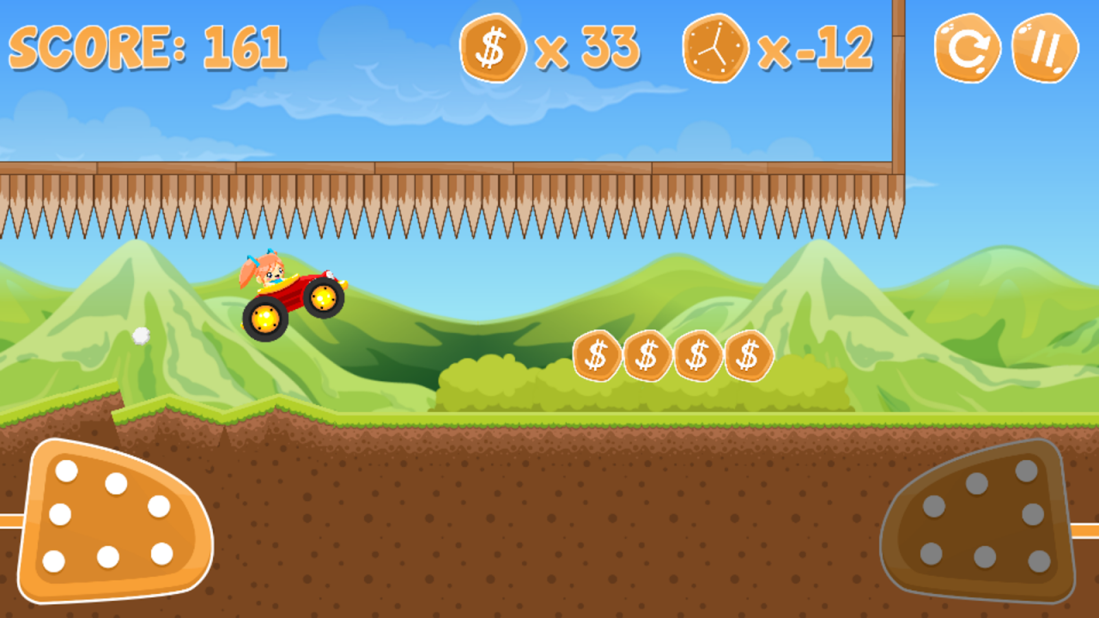 Dangerous Hill Climb Car Race截图1