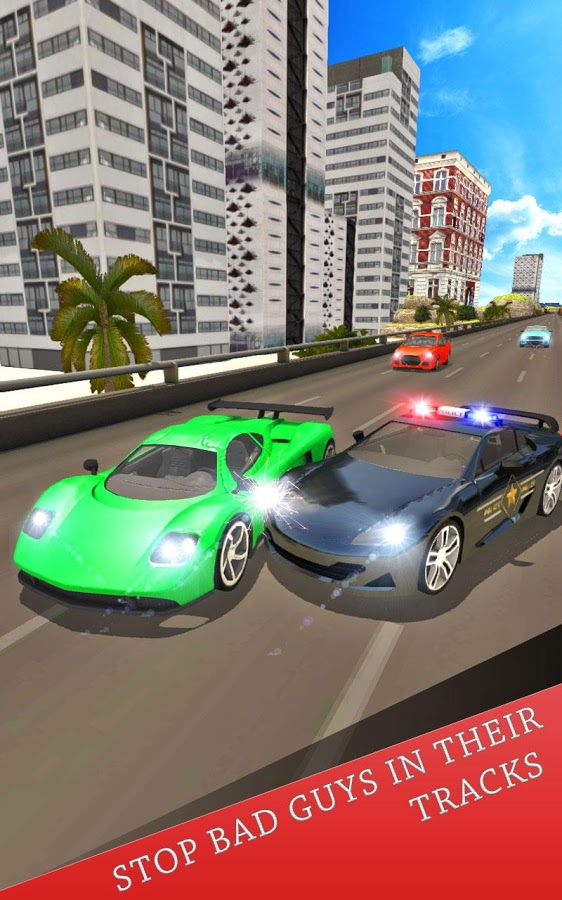 US Police vs Gangster Car Chase Simulator 3D截图3