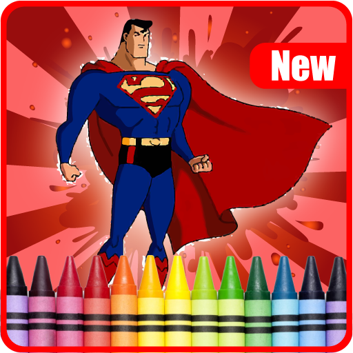 Super Heros Coloring book: all截图1