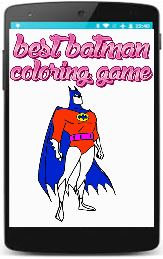 coloring bat hero man coloring pages for kids截图5