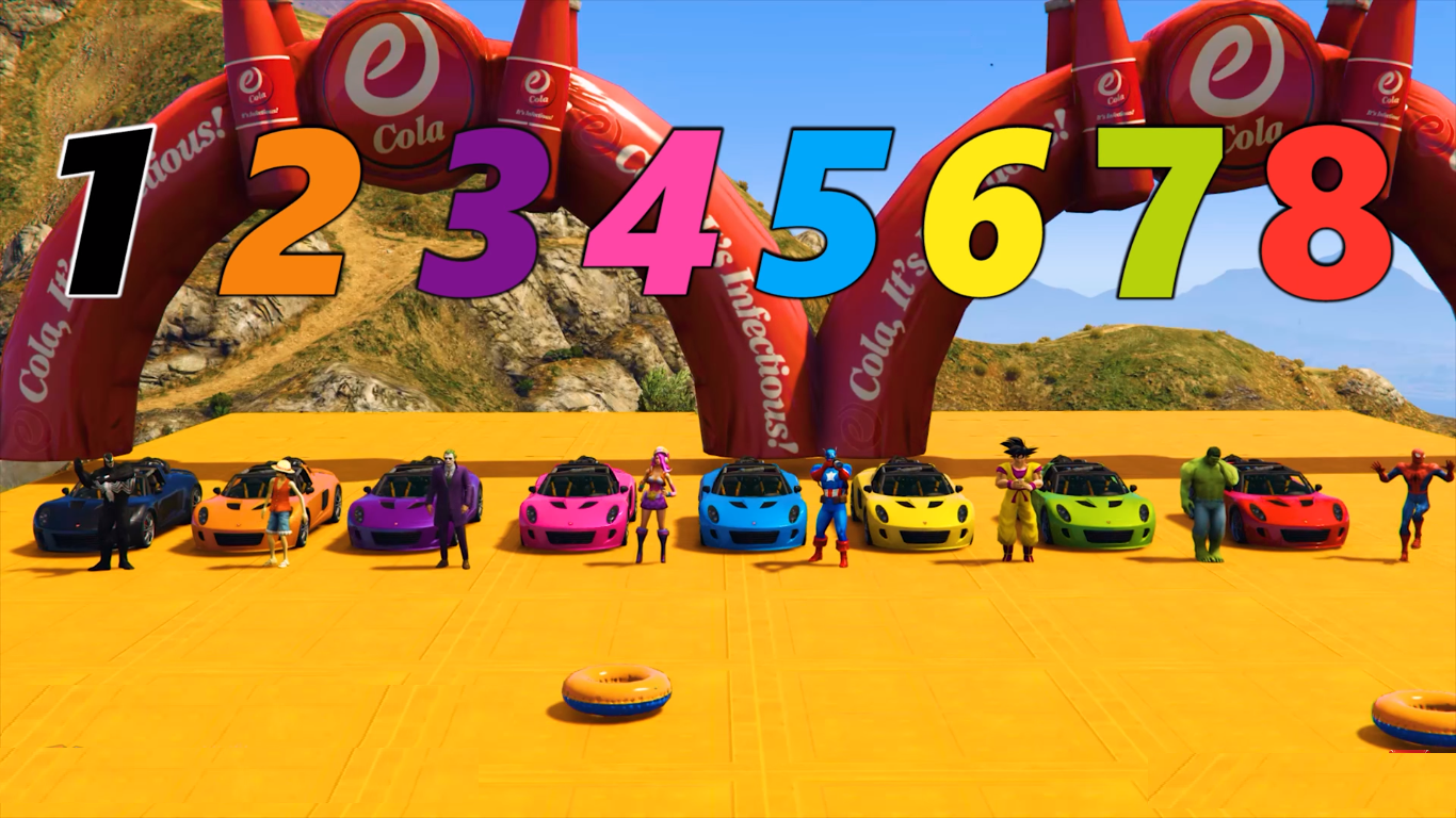 Superheroes Car Stunts: Top Speed Racing Games截图4