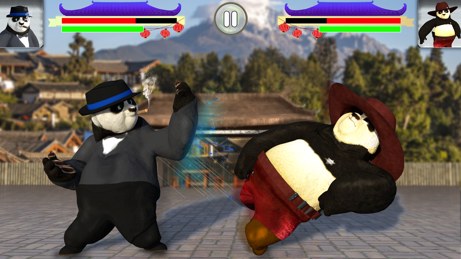 Panda Fighting: Angry Wild kung fu Beasts截图3