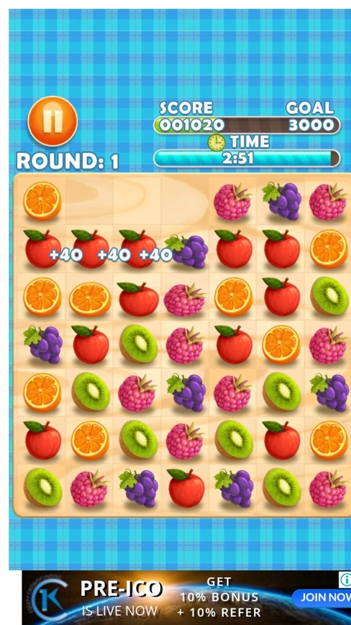 Fruits Candy Crush截图2