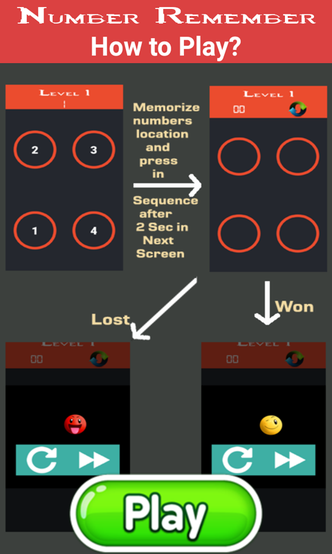 Number Remember (Num Rem)截图5