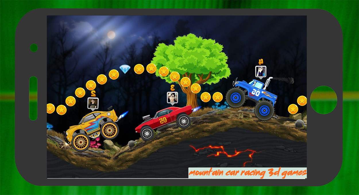 Mountain Hill Climb Car Racing截图2