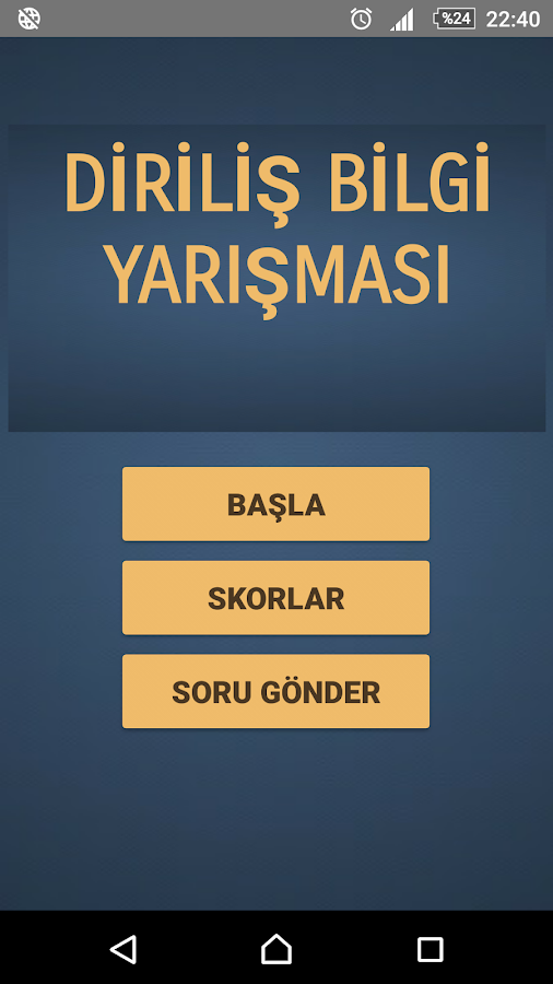 DİRİLİŞ BİLGİ YARIŞMASI截图2