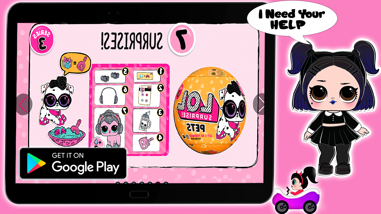 LQL Collectible Game Ball : Dolls Surprise POP 2截图1