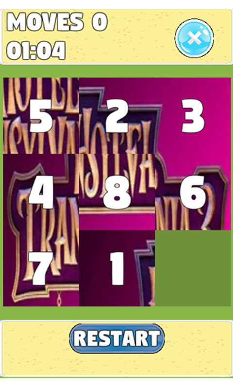 Puzzle for : Hotel Translyvania Sliding Puzzle截图5