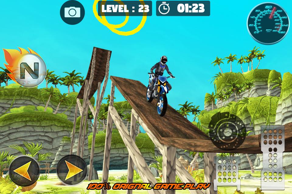 Beach MotorBike Stunt Trials - Free 3D Game 2018截图2