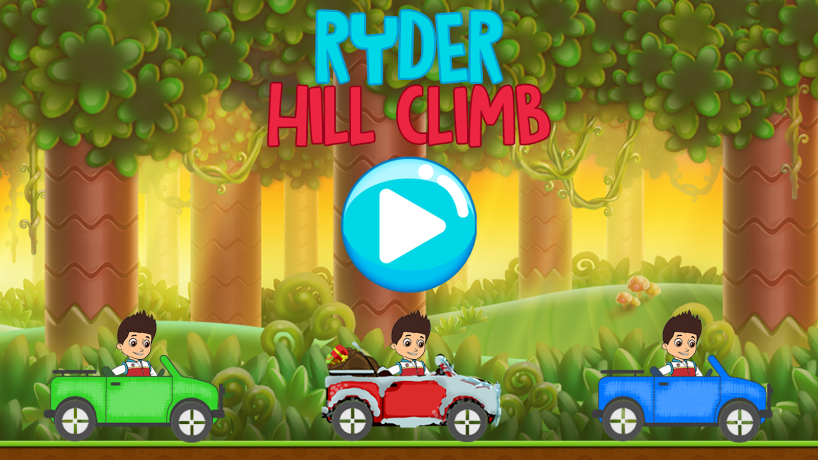 Paw Patrol Hill Racing - Ryder Climb Game截图3