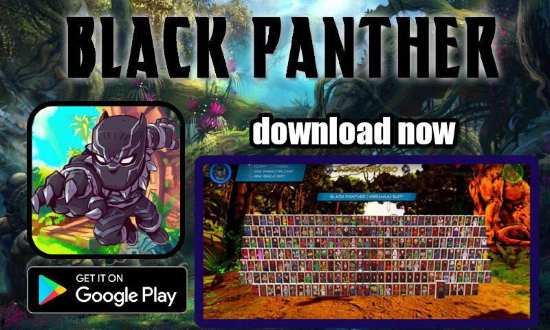 Subway Black Panther Superhero Run Adventure截图2