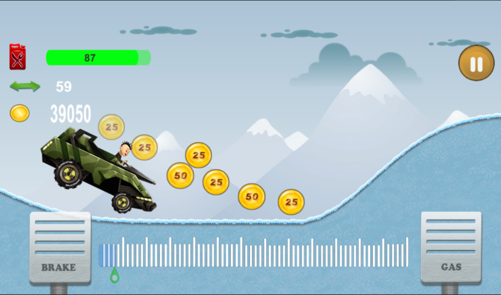 Monster Tank Mountain Climb截图1