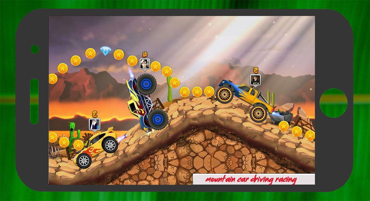 Mountain Hill Climb Car Racing截图4