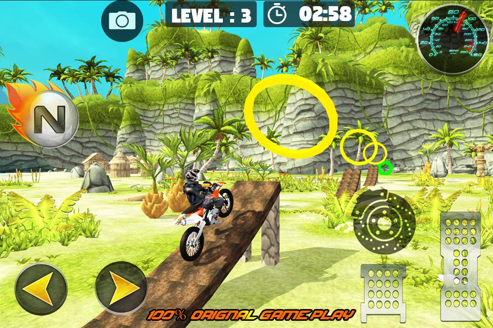 Beach MotorBike Stunt Trials - Free 3D Game 2018截图4