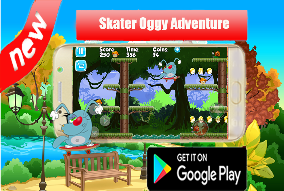 Skater Oggy Adventure截图1