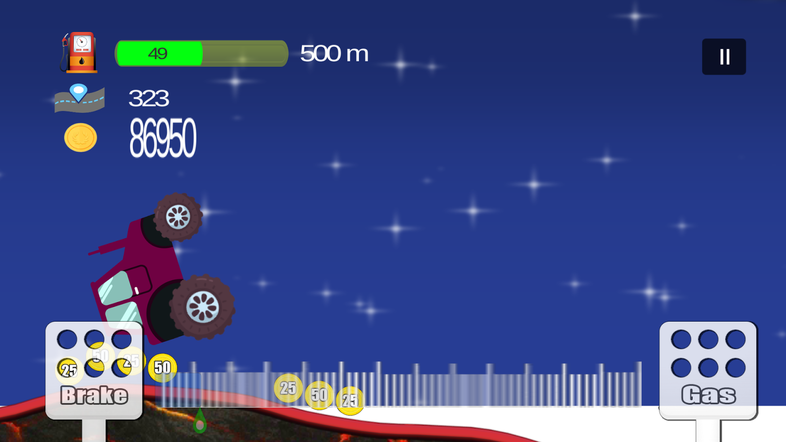 Hill Climb Racing Real Adventure III截图2