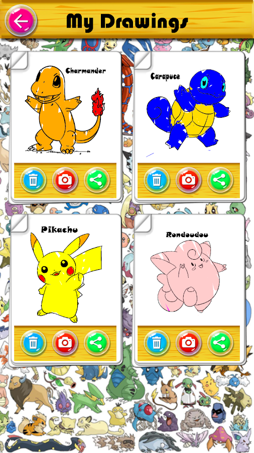 Coloring Book of Pokem Monsters截图4