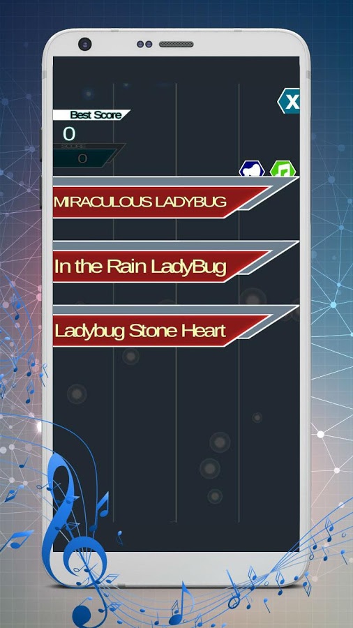 Ladybug Miraculous Piano Tiles Music截图3