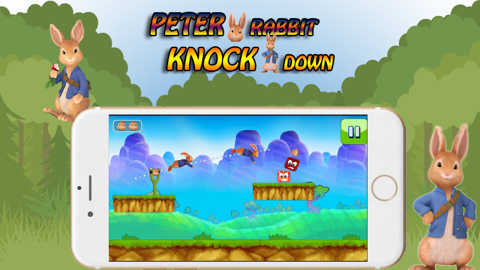 Peter Rabbit Knock Down截图2