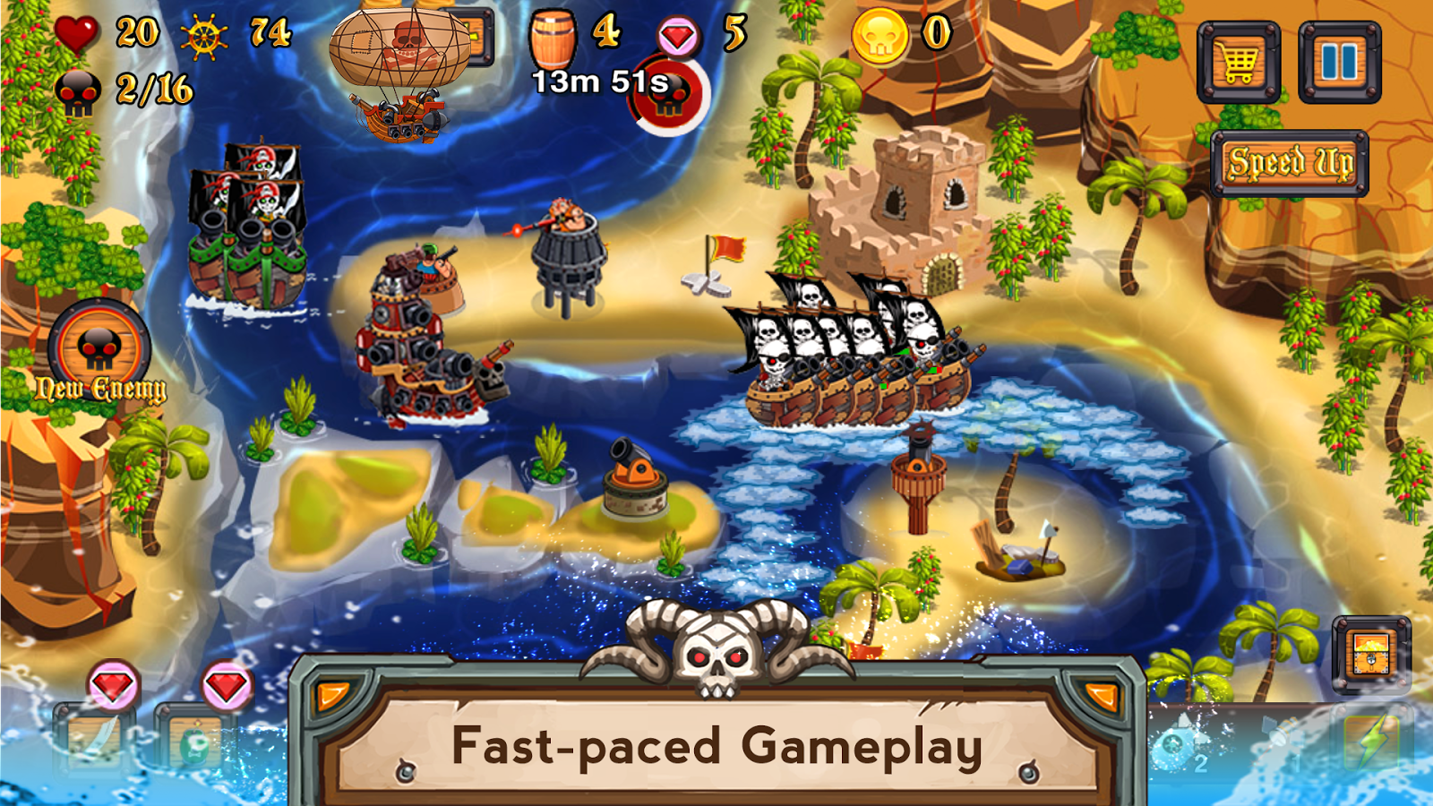 Tower Defense Pirates TD截图1