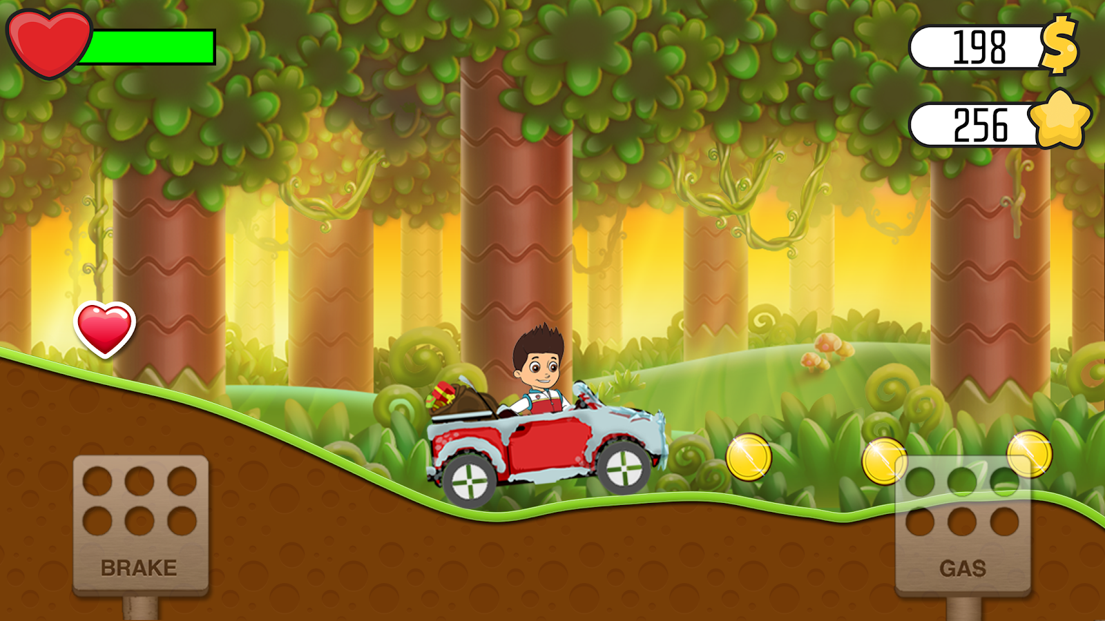 Paw Patrol Hill Racing - Ryder Climb Game截图1