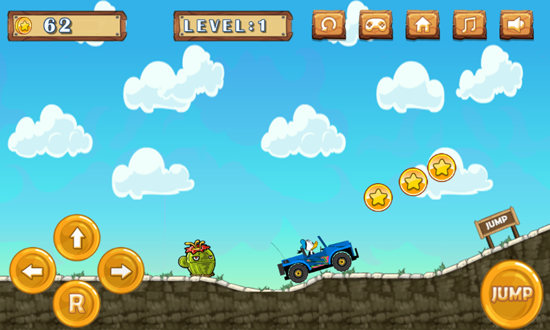 Hill Climb Mr. Donald Duck截图4