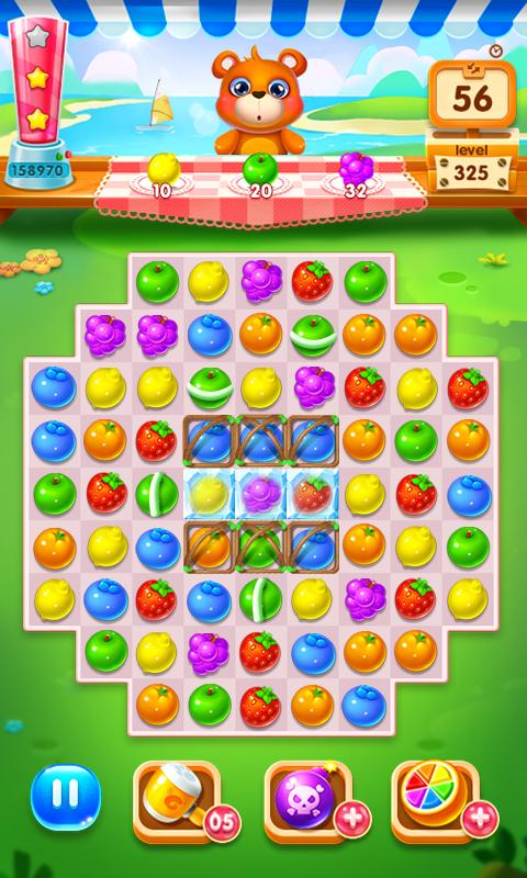 Fruit Candy Bombs:Puzzle Match 3截图1