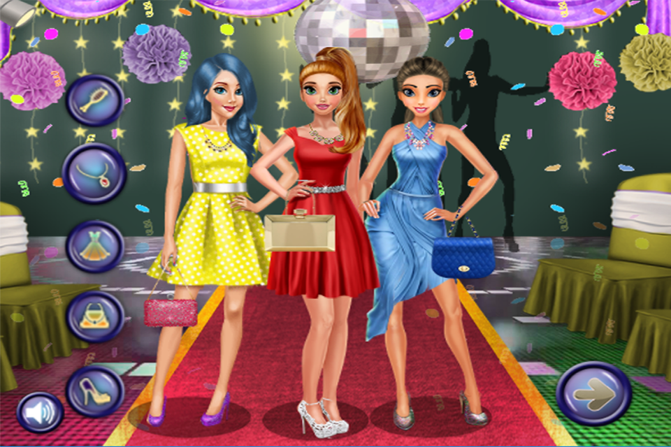 Ice Princess & Ladybug Prom Night Party Game截图5