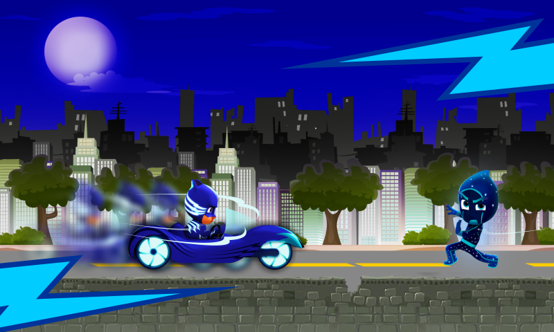 Pj Roadster Masks Racing Car截图1