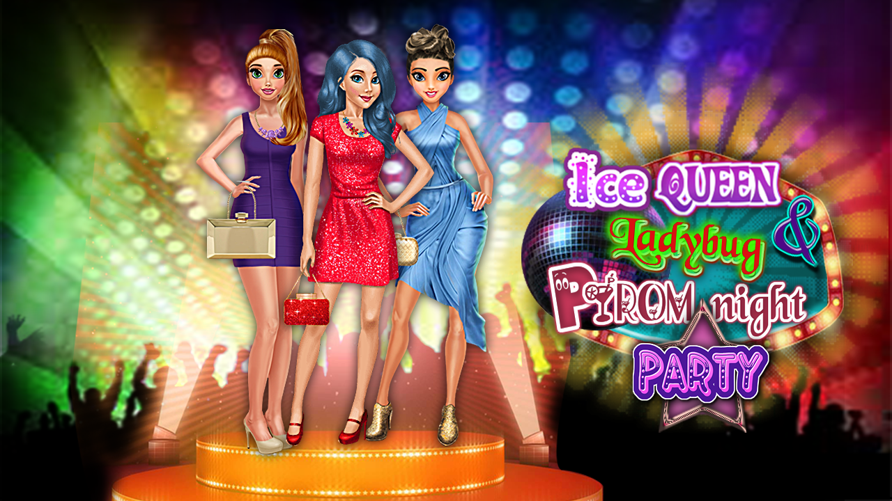 Ice Princess & Ladybug Prom Night Party Game截图3