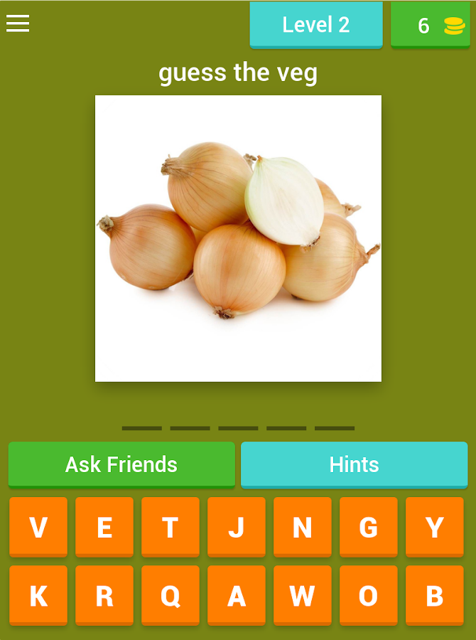 Vegetable Quiz Game 2018截图4