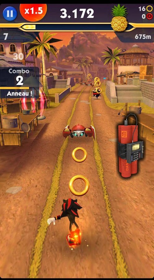 Super Sonic Boom Rush Adventure 3D截图1