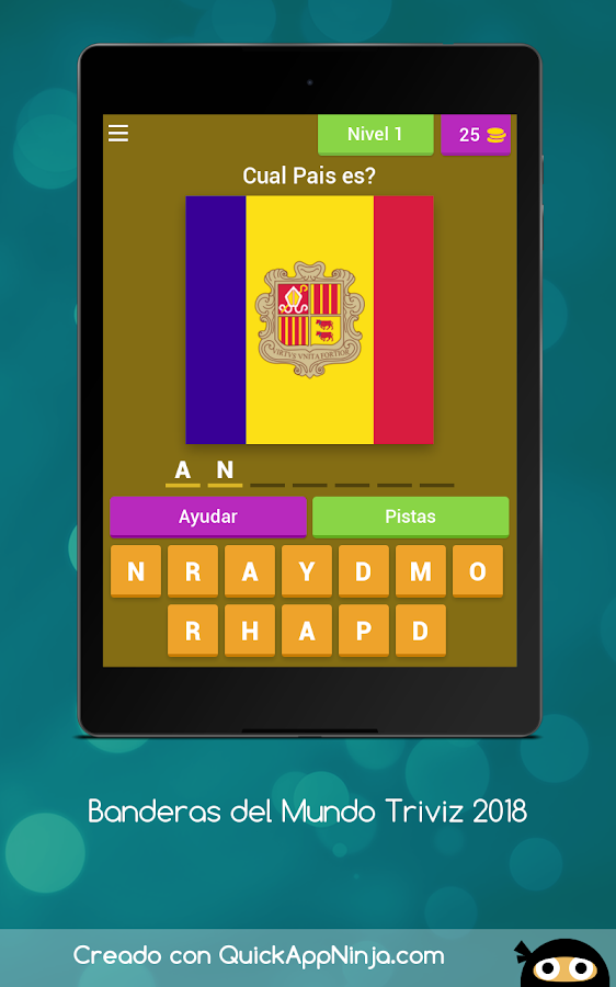 Banderas Trivia Game | 2018截图2