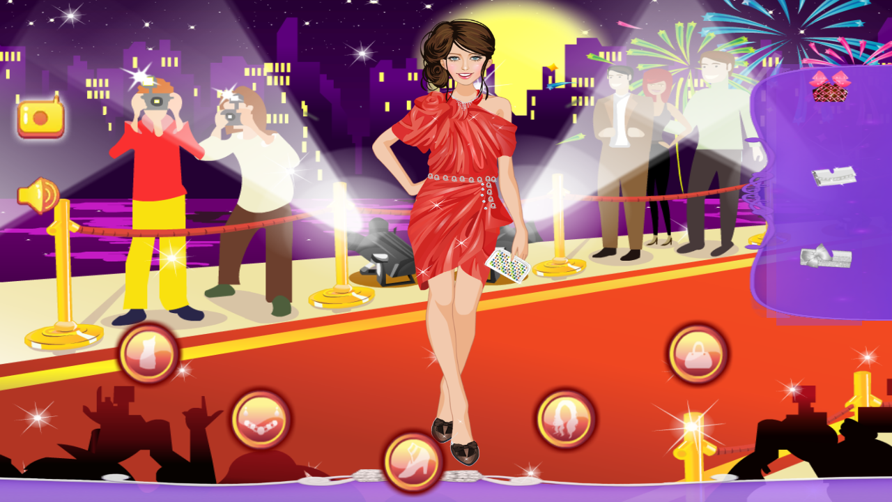 Red Carpet Dress up Game For Girls截图5