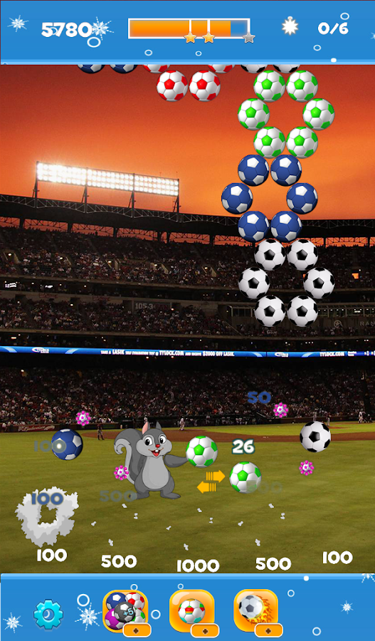 Football Shooter: Bubble Shooter Game截图2