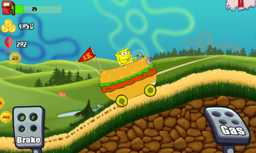 Sponge Car Hill Racing截图4