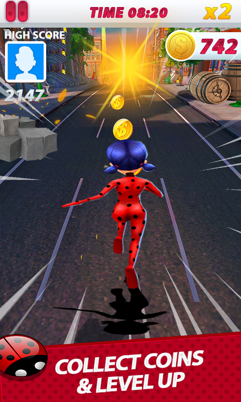 Miraculous Adventure Ladybug Rush 3D ***截图2