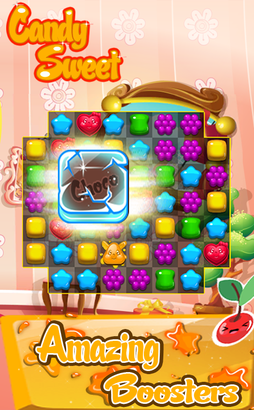 candy sweet saga match-3截图1