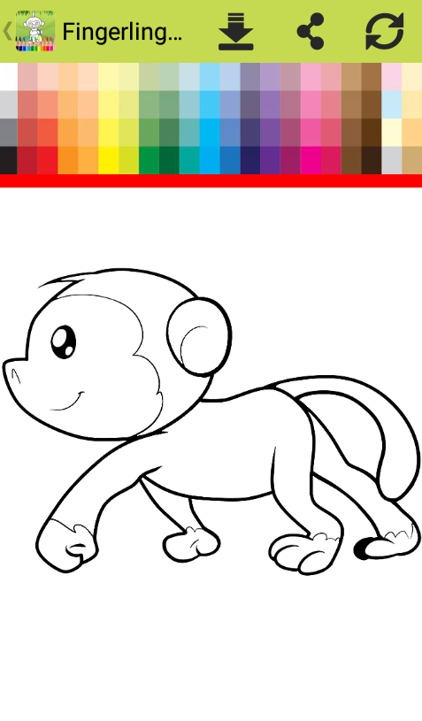 Fingerling Monkeys Coloring Book截图3