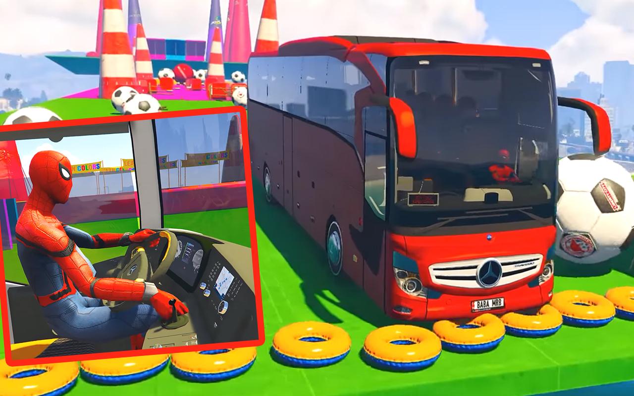 Superheroes Bus Racing Simulator截图4