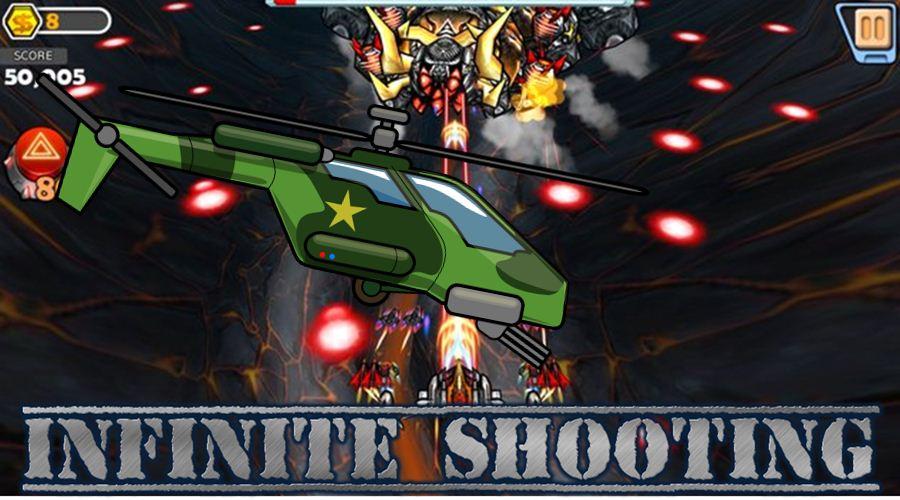 Infinite Shooting Galaxy Attack Helicop 2018截图3