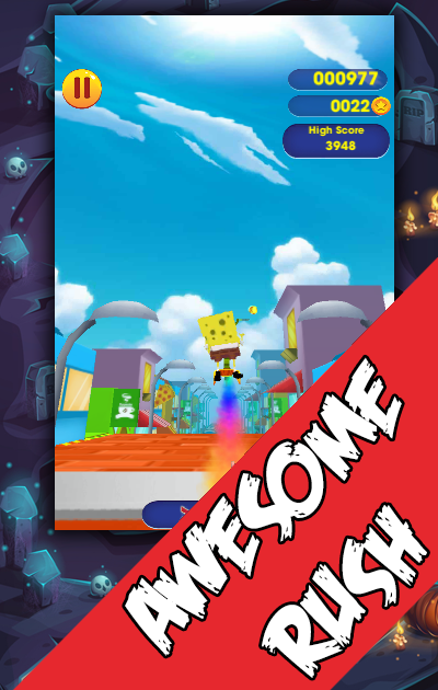 spongbob surf subway city 3D截图2