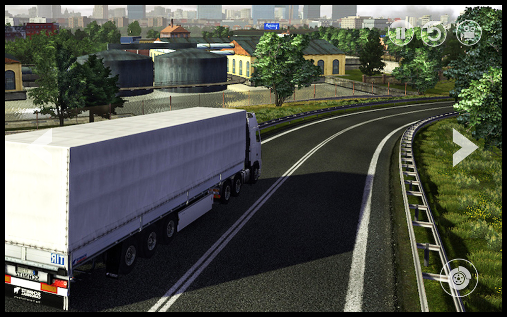 Euro Truck : Cargo Delivery Driving Simulator 3D截图2