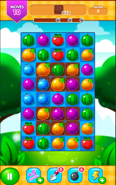 Fruit Match Jumanji Jungle : Match 3 Game截图4