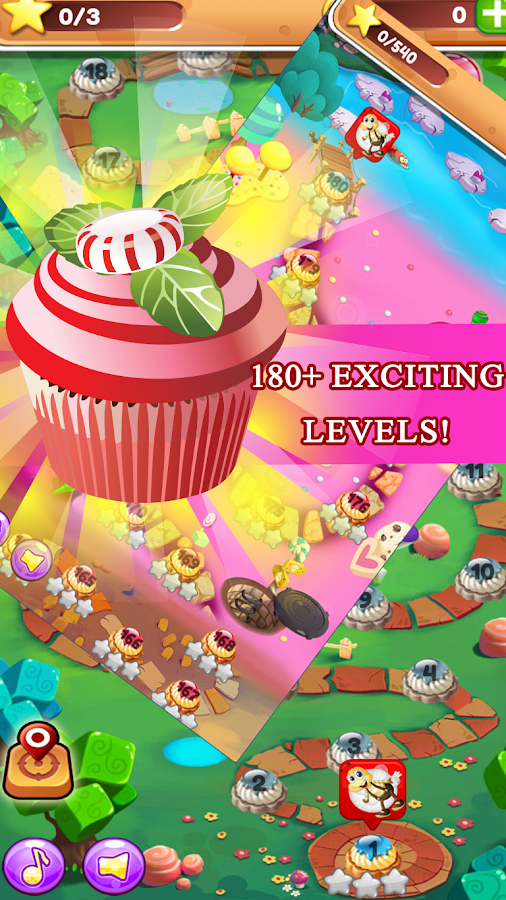 Cookie Paradise - Puzzle Game & Free Match 3 Games截图5